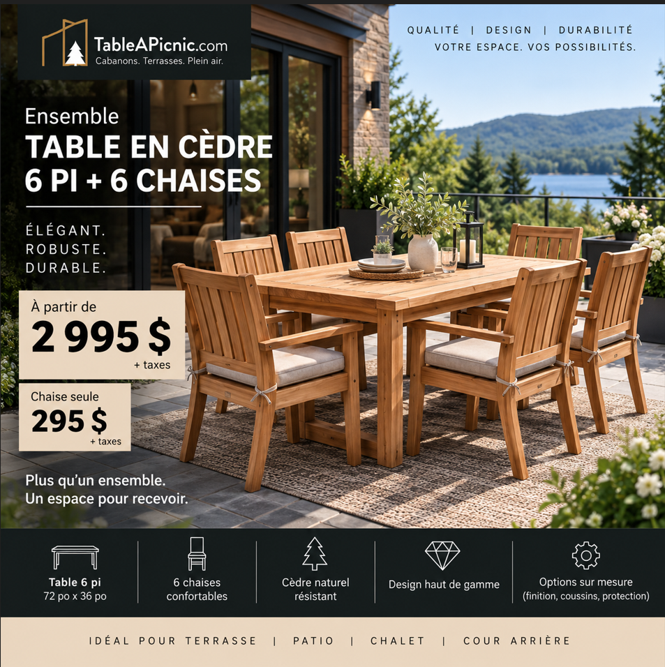 Inspiration : Mobilier extérieur